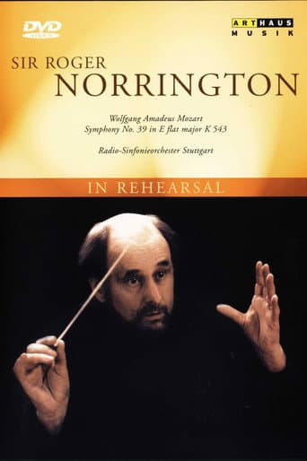 Poster for Sir Roger Norrington - In Rehearsal & Performance (Schwetzinger Festival 1996)