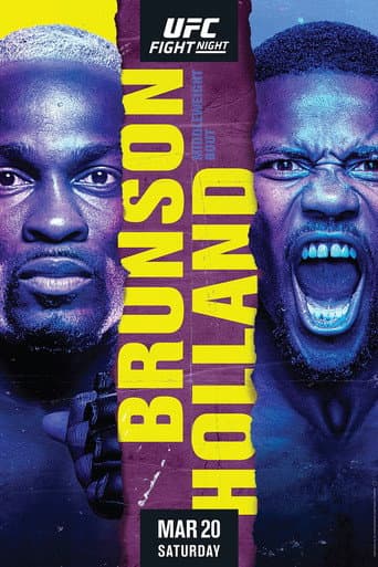 Poster for UFC on ESPN 21: Brunson vs. Holland