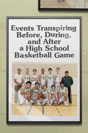 Poster for Events Transpiring Before, During, and After a High School Basketball Game