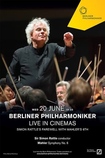 Poster for Simon Rattle’s farewell with Mahler’s Sixth
