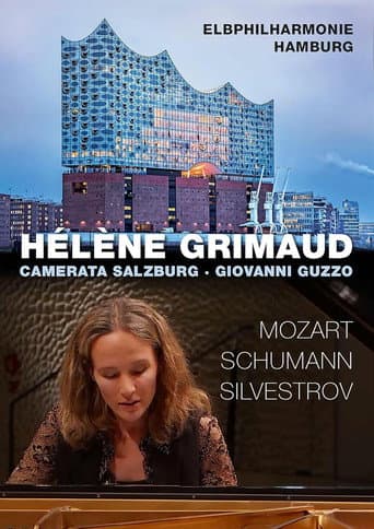 Poster for Helene Grimaud at Elbphilharmonie Hamburg: Mozart, Schumann, Silvestrov