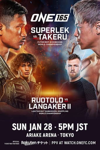 Poster for ONE 165: Superlek vs. Takeru