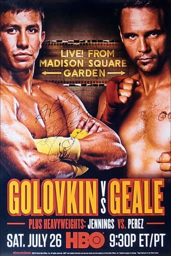 Poster for Gennady Golovkin vs. Daniel Geale