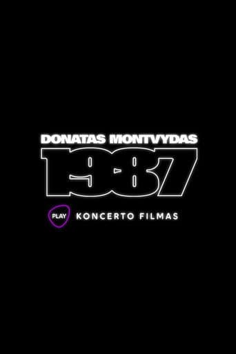 Poster for Donatas Montvydas. 1987. Concert Film
