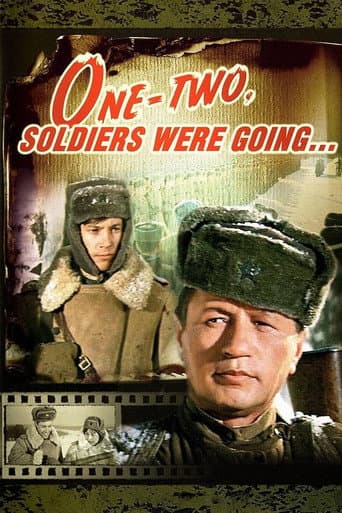 Poster for One-Two, Soldiers Were Going...