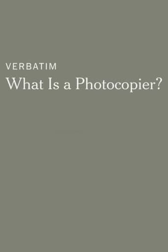 Poster for Verbatim: What Is a Photocopier?