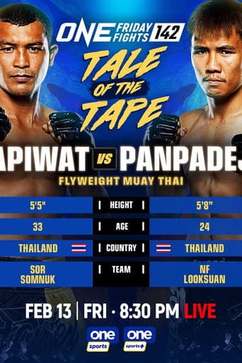 Poster for ONE Friday Fights 142: Apiwat vs. Panpadej