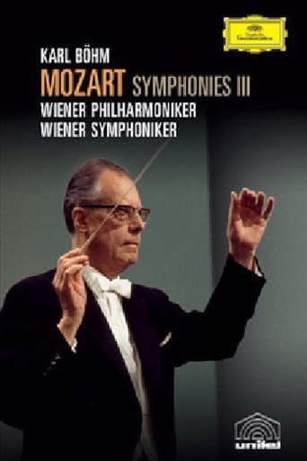 Poster for Mozart Symphonies Vol. III - Nos. 28, 33, 39, "Serenata Notturna" and Karl Böhm documentary