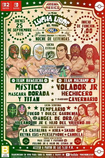 Poster for CMLL x Pokémon Legends: Z-A