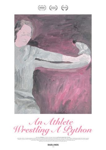 Poster for An Athlete Wrestling A Python