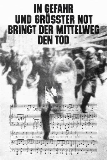 Poster for In Danger and Dire Distress the Middle of the Road Leads to Death