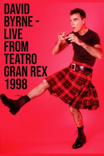 Poster for David Byrne - Live From Teatro Gran Rex