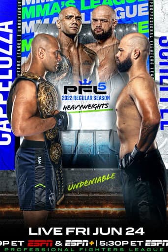 Poster for PFL 2022 #5: Regular Season - Scheffel vs. Cappelozza
