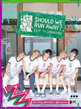Poster for TOMORROW X TOGETHER's Should We Run Away?