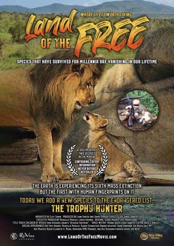 Poster for Land of the Free: Animal Trafficking Redefined