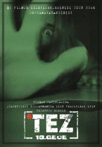Poster for Tez 13. Gece