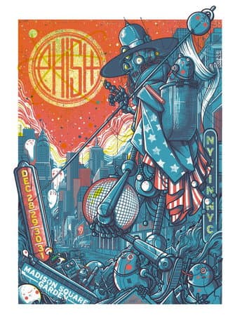 Poster for Phish 2016-12-31 Madison Square Garden, New York, NY