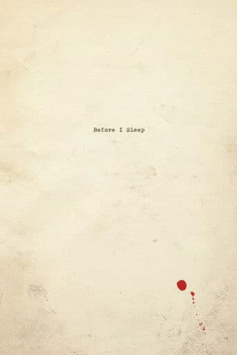 Poster for Before I Sleep