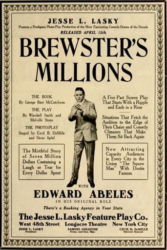 Poster for Brewster's Millions