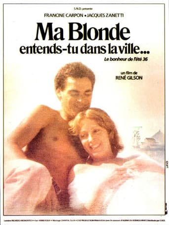 Poster for Ma blonde, entends-tu dans la ville?