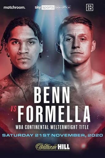 Poster for Conor Benn vs. Sebastian Formella