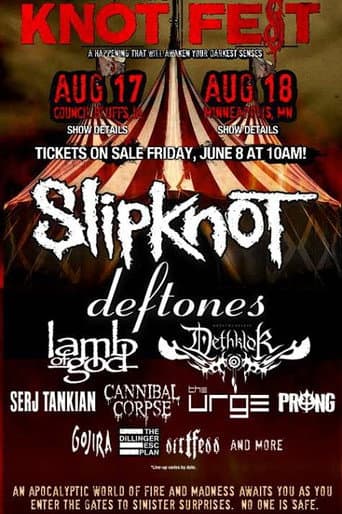 Poster for Slipknot - Live at Knotfest Minneapolis 2012