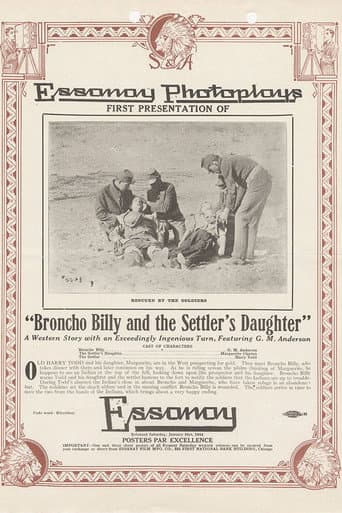 Poster for Broncho Billy and the Settler's Daughter