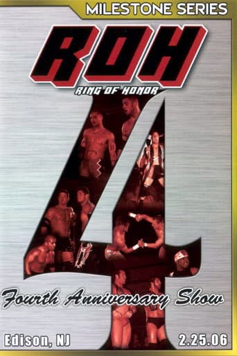 Poster for ROH: Fourth Anniversary Show