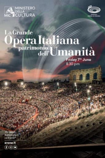 Poster for La grande Opera Italiana patrimonio dell'umanità