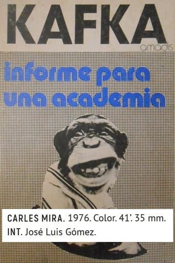 Poster for A Report to an Academy