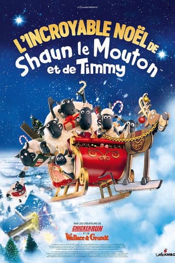 Poster for L'Incroyable Noël de Shaun le Mouton et de Timmy