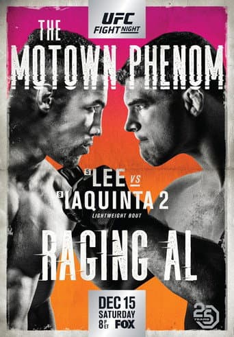 Poster for UFC on Fox 31: Lee vs. Iaquinta 2