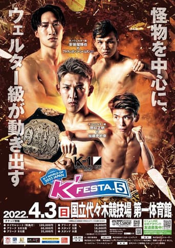Poster for K-1 WORLD GP 2022: K'FESTA 5