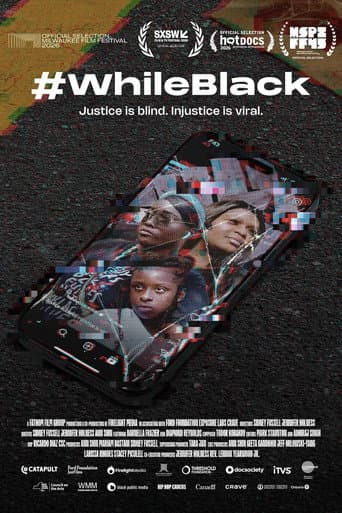 Poster for #WhileBlack