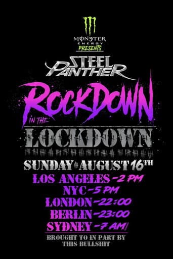 Poster for Steel Panther - Rockdown In The Lockdown