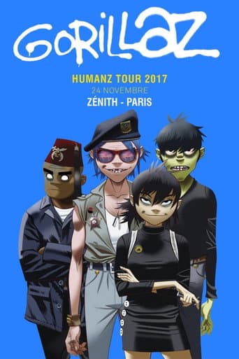Poster for Gorillaz at Zénith 2017