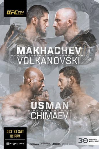 Poster for UFC 294: Makhachev vs. Volkanovski 2