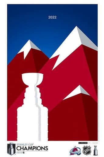 Poster for 2022 Stanley Cup Championship Film: Colorado Avalanche