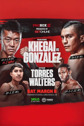 Poster for Arnold Khegai vs. Joet Gonzalez