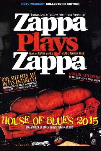 Poster for Zappa Plays Zappa - House Of Blues 2015