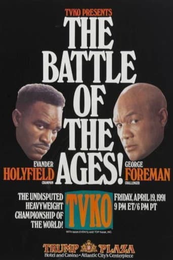 Poster for Evander Holyfield vs. George Foreman