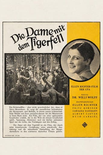Poster for Die Dame mit dem Tigerfell