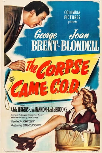 Poster for The Corpse Came C.O.D.
