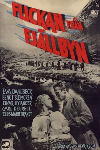 Poster for Flickan från fjällbyn