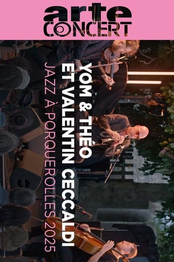 Poster for Yom & Théo and Valentin Ceccaldi Jazz à Porquerolles 2025
