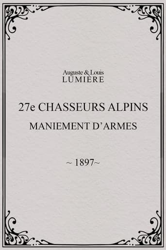 Poster for 27ème chasseurs alpins : maniement d’armes
