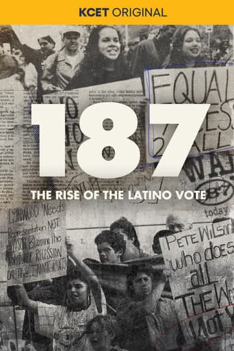 Poster for 187: The Rise of the Latino Vote