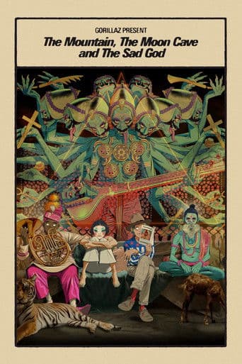 Poster for Gorillaz Present: The Mountain, The Moon Cave and The Sad God