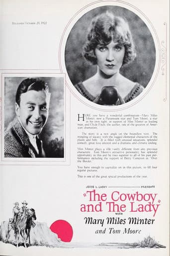 Poster for The Cowboy and the Lady