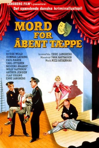 Poster for Mord for åbent tæppe